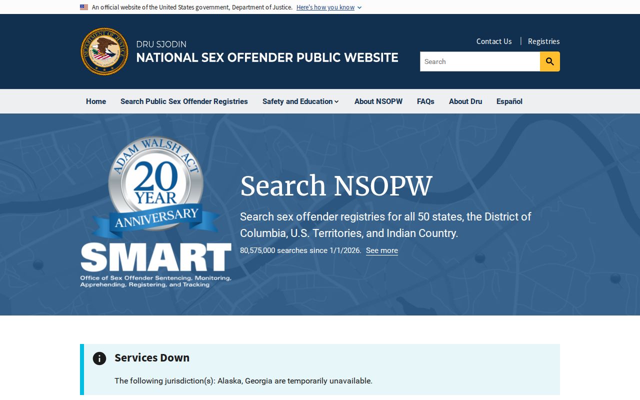 National registry search supplement for Gilchrist County